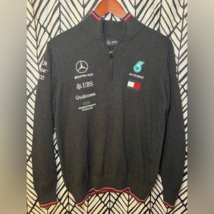 Tommy Hilfiger Mercedes f1 racing team Petronas zip up jacket.